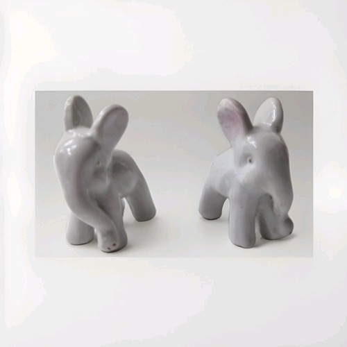 Pair cute vintage ceramic - of,