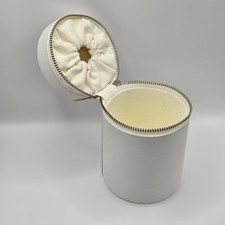 Swarovski White Leather Travel Case Zip Top