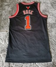 Chicago Bulls Derrick Rose #1 Basketball Jersey Rev 30 2010-2014 Size M Adidas