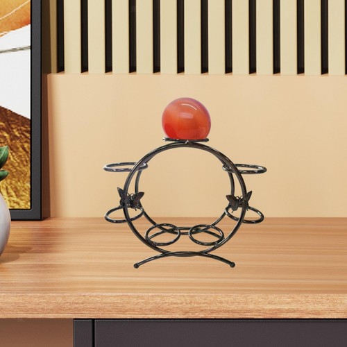 Metal stand for crystal