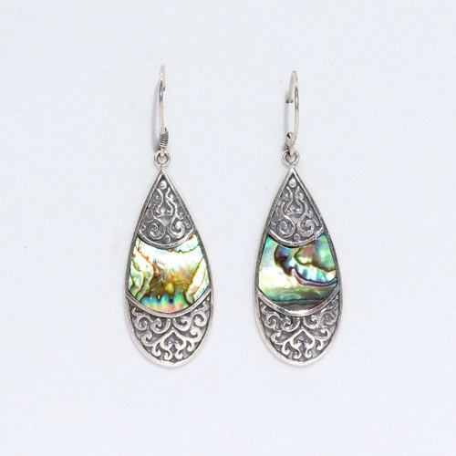 Shell silver earrings - shell,