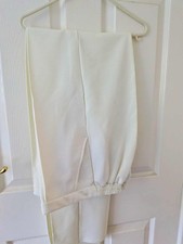 White Cricket Trousers Waist 33-34 inches unworn plus a new pair of gloves
