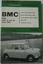 Mini 850 & Cooper Riley Elf Wolseley Hornet 1959-66 Olyslager Motor Manual