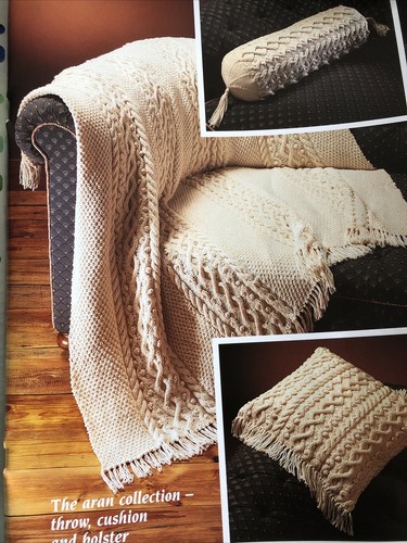 Vintage knitting pattern aran - vintage,