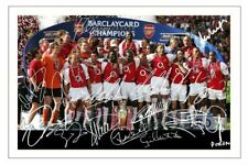 ARSENAL THE INVINCIBLES AUTOGRAPH SIGNED PHOTO POSTER PRINT
