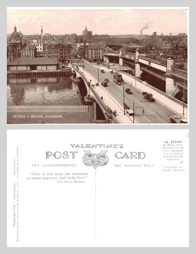 Vintage postcard george v - george,
