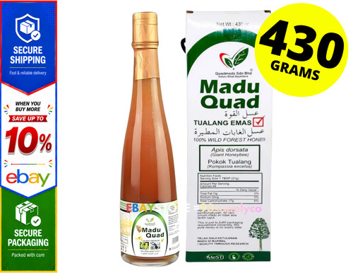 Pure wild tualang honey 430g - wild,