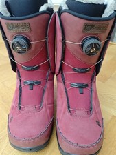 K2 Mens Snowboard BOA Boots Size UK 8.5 Maxsis Burdundy. Vans Burton