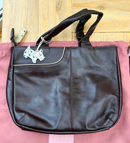 Radley brown leather top - leather,