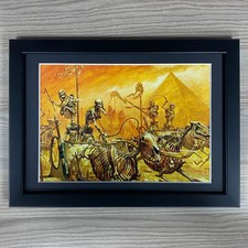 TOMB KINGS FRAMED ART CHARIOT UNDEAD WARHAMMER AGE OF SIGMAR OLD WORLD AOS