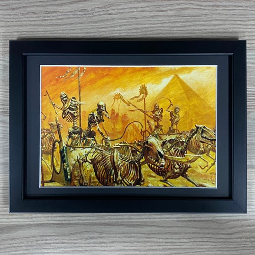 Tomb kings framed art - art, chariot