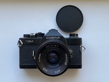 Cosina CSM 35mm Film SLR + Praotor Auto 35mm f/2.8 M42 Lens • Fully Working