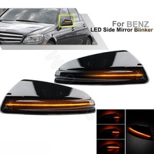 2x Smoked Dynamic LED Mirror