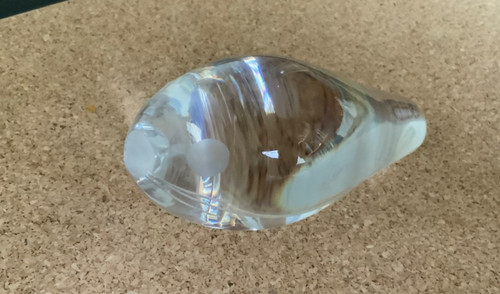 Vintage art glass seal - seal, pasco