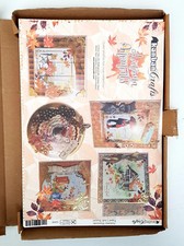Kanban Autumn Moments Collection Kit. Toppers/Metallic Card/Background Card Set