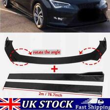 For SEAT LEON MK3 CUPRA/FR 12-16 Front Bumper Lip Spoiler Splitter +Side Skirts