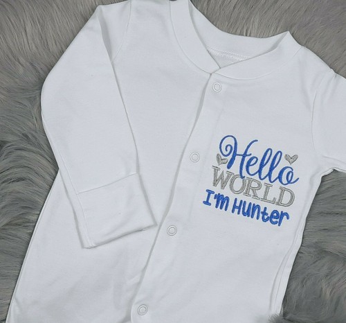 Personalised babygrow - personalised,