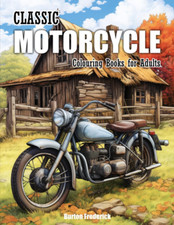 Classic motorcycle colouring - classic, motorcycle: