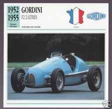 1952-1955 Gordini F2 2-Litres