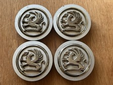 x4 Original Vauxhall Astra H Zafira B Vectra 64mm Alloy Wheel Centre Caps Set
