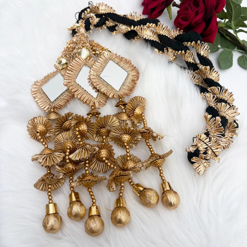 Indian hair accessory gold - indian,