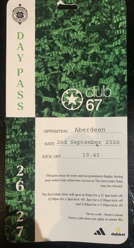 Celtic aberdeen used - celtic,