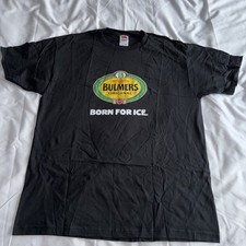 Bulmers Cider Born For Ice Black T Shirt, Unused, unworn Size Large 