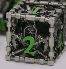 🔥DND Grim REAPER Metal Dice