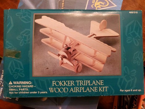 Fokker triplane wood airplane - fokker,
