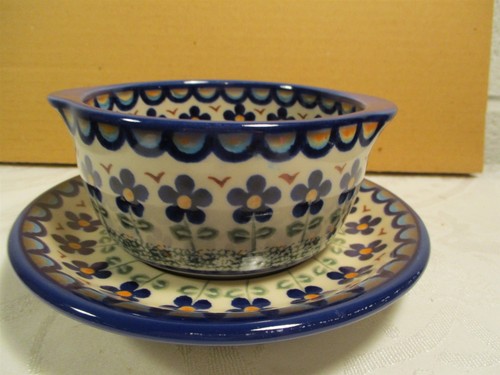 Unikat polish pottery bouillon - polish,
