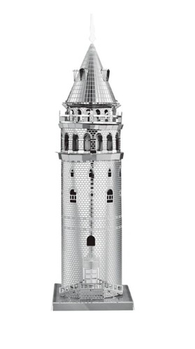 Metal model galata tower - model, 3d