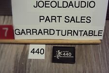 Garrard Model 440 Turntable