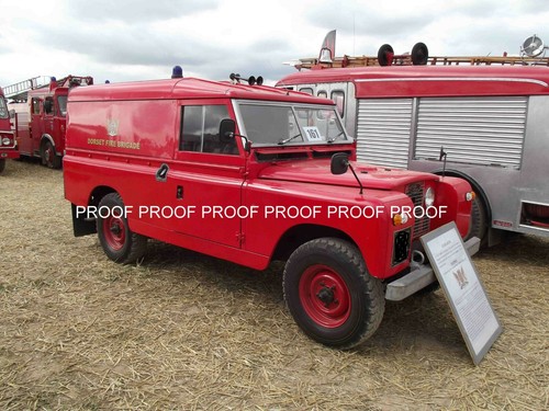 Restored fire engine vehicle - restored,