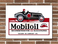 Mobiloil Metal Sign Garage
