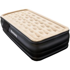 Bestway Dreamair Single Air Bed Built-in Pump  USED Patch Repaired Guest Camping