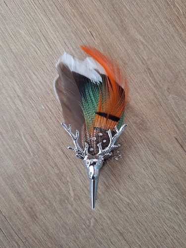 Vintage scottish stag head - stag,