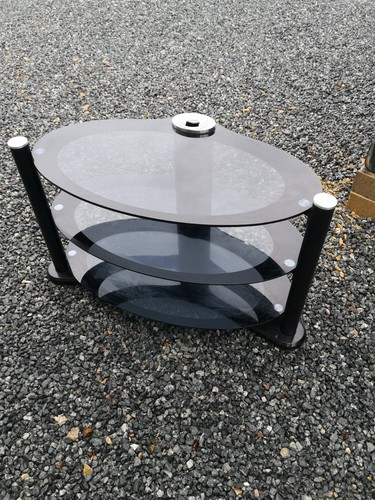Stand oval black - oval,