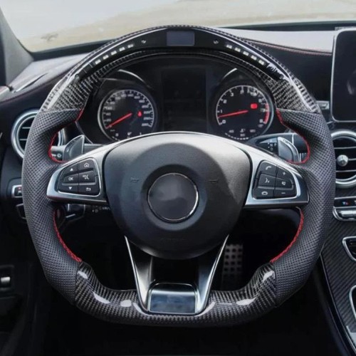 Carbon fiber led steering - carbon,