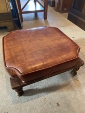 Ethan Allen Dark Antiqued Pine Old Tavern Stackable Footstool Ottoman