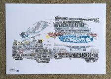 2020 BTCC Mat Jackson No.7 Power Maxed Racing Vauxhall Astra WordArt ~ A4 Poster