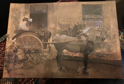 Vintage colour postcard - vintage,
