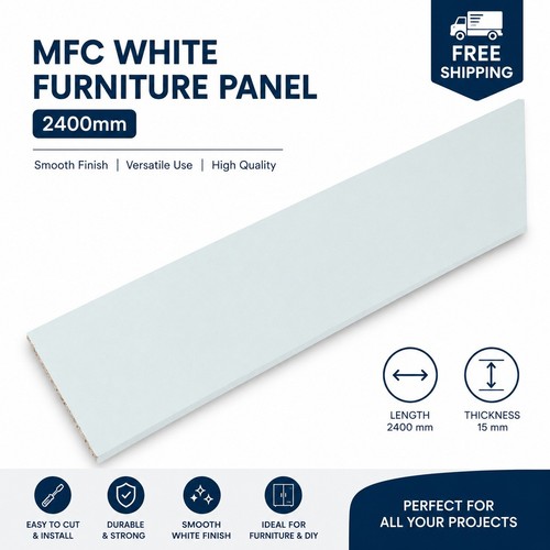 White mfc furniture - furniture, panel