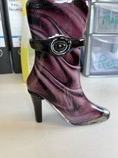 Art Glass High Heel Boot Vase 