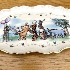 Lenox Disney Winnie the Pooh “The Birthday Brigade” Fine Ivory China Tray – USA