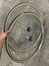 Dura Ace  7600 Njs Wheelset Araya Gold Njs Rims Tubular Wheels 