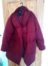 Burgundy Monki Womens Cocoon
