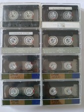 8 x TDK AR 46 100 Type I/ Normal Cassette Tape - used