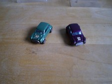 X2 CORGI WHIZZWHEELS JUNIORS BVRT VITA-MIN 1300 MINI COOPER CARS  GOOD CONDITION