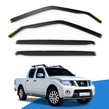 Wind Deflectors For Nissan Navara MK2 D40 2005-2015 4 Door Truck 4pc Edgevisors