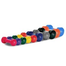 66fit Vinyl Coated Dumbbells  Fitness & Rehabilitation Exercise Weights